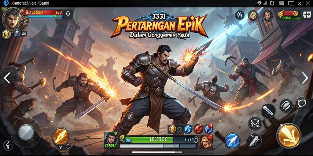 Tangkapan layar dari gameplay Fighting yang intens di 333I.