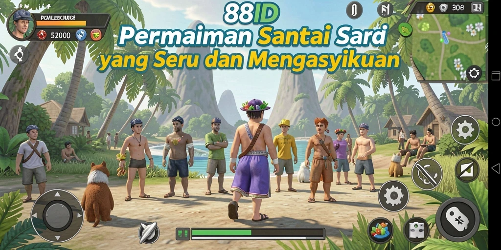 Screenshot dari gameplay seru 88ID.