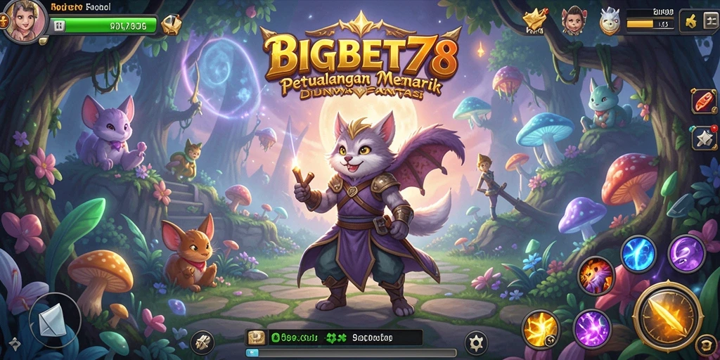 Tampilan gameplay fantastis dari BIGBET78 dalam petualangan seru.
