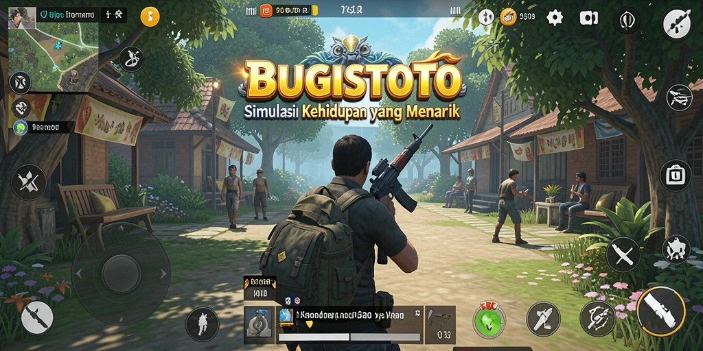 Screenshot utama BUGISTOTO yang menampilkan gameplay Simulation yang asyik.