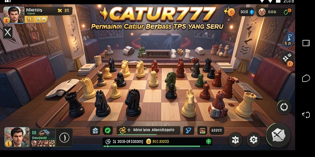 Tampilan menarik dari gameplay <strong>CATUR777</strong> menambah keseruan bermain.