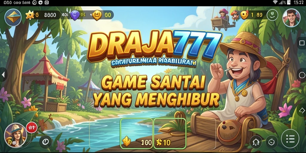 Tampilan gameplay DRAJA777 yang menarik dan penuh warna.