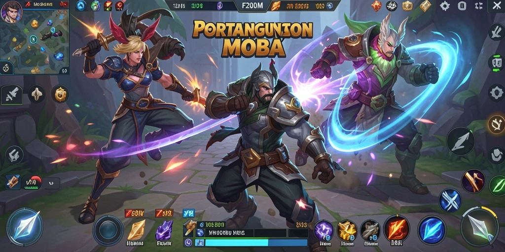 Tampilan menarik dari gameplay F200M yang menegangkan.
