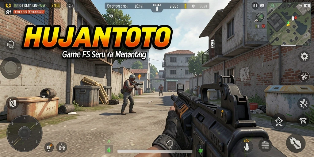 Tangkapan layar HUJANTOTO memperlihatkan momen menegangkan di medan perang.