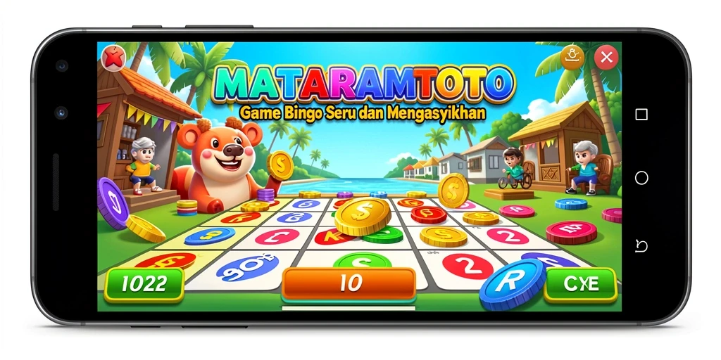 Tampilan gameplay seru di MATARAMTOTO saat bermain Bingo.