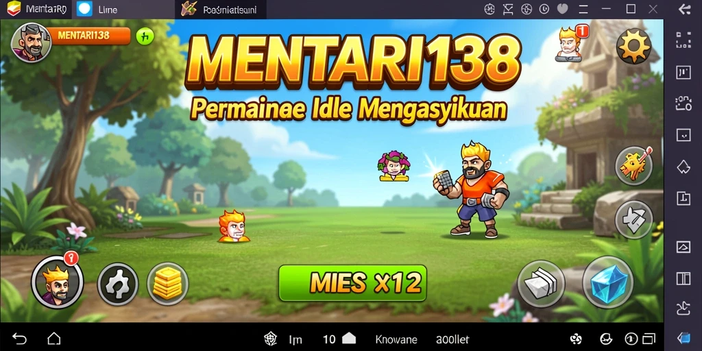 Penggambaran gameplay Idle yang menarik dalam MENTARI138.