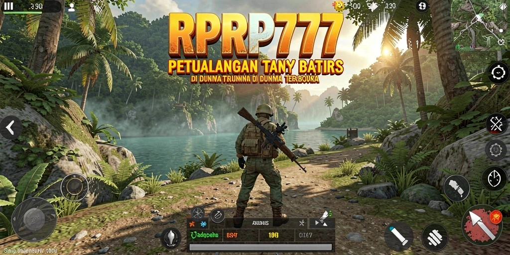 Gameplay RPRP777 menampilkan momen petualangan dalam dunia terbuka.