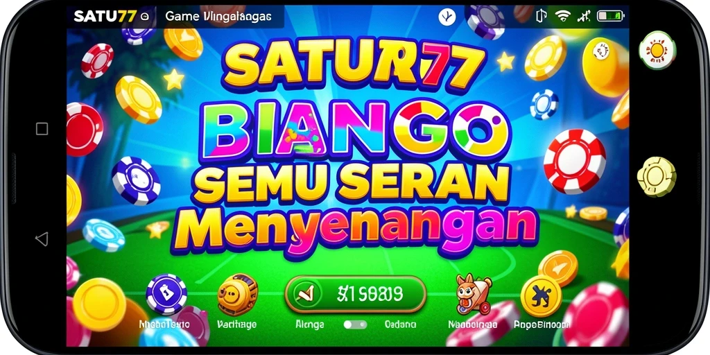 Tampilan gameplay seru di SATU77 Bingo.