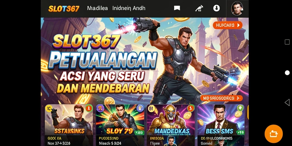 Tampilan gameplay SLOT367 yang dramatis dan penuh aksi.