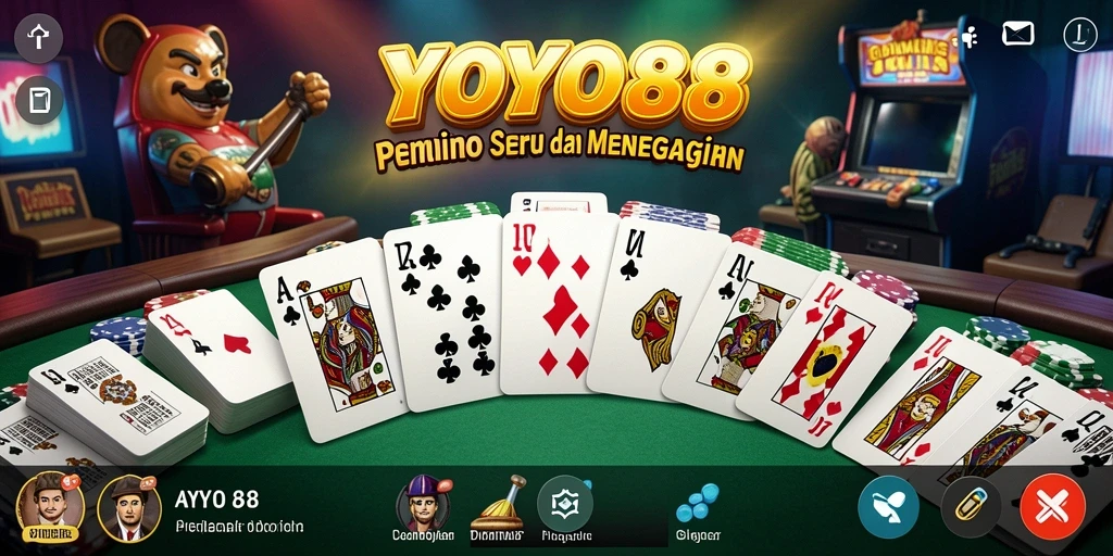Tampilan gameplay Domino yang menarik dan interaktif.