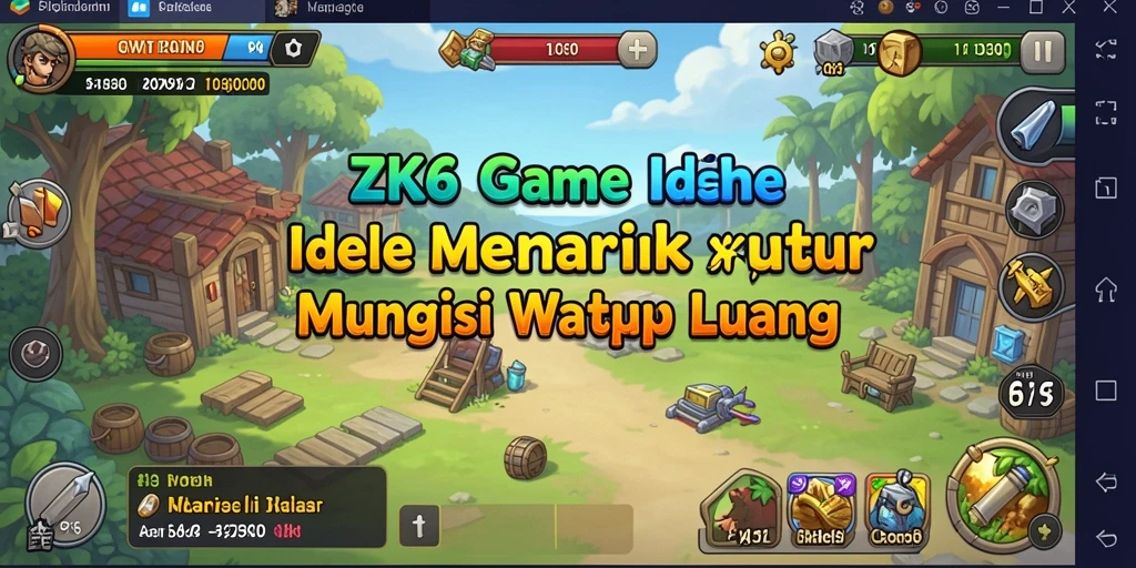 Tampilan gameplay ZK6 yang menawan dan menarik.